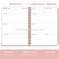 Personalized Custom A5 Undated Leather Daily Planner